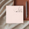 Minimalist Chic Callgraphy Blush Pink