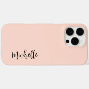 Minimalist Chic Elegant Script Rose Gold  iPhone 16 Pro Max Case
