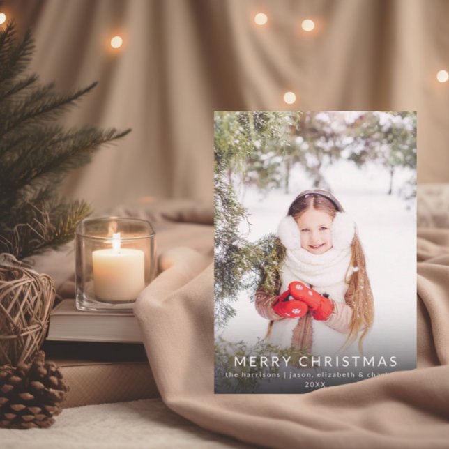 Minimalist Chic Family Photo | Christmas Card (Creator Uploaded)