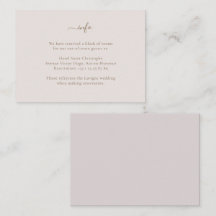Minimalist Chic Gold Blush Wedding Hotel Detail
