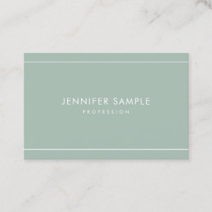 Minimalist Chic Modern Professional Trendy Simple Business Card