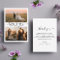 minimalist chic thank you 3 photos collage wedding