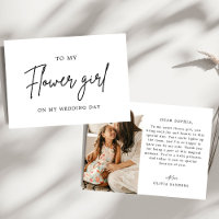 Minimalist Chic To My Flower Girl Wedding Day