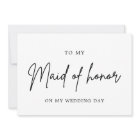 Minimalist Chic To My Maid of Honour Wedding Day