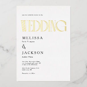 Minimalist Chic Wedding