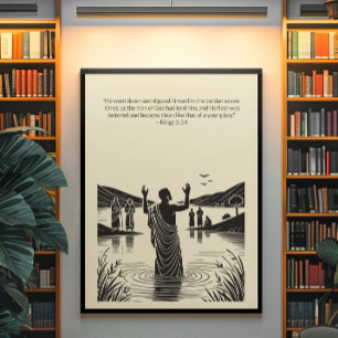 Minimalist Christian Wall Art – Bible Verse Print