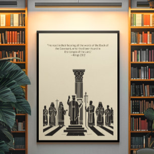 Minimalist Christian Wall Art – Bible Verse Print