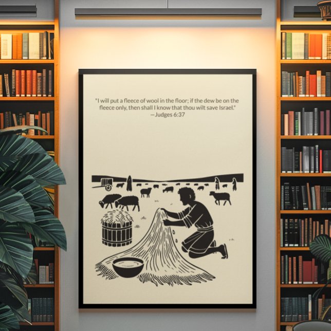 Minimalist Christian Wall Art – Bible Verse Print (Creator Uploaded)