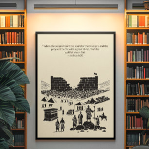 Minimalist Christian Wall Art – Bible Verse Print