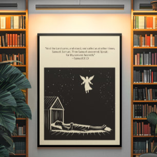 Minimalist Christian Wall Art – Bible Verse Print