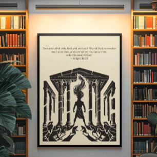 Minimalist Christian Wall Art – Bible Verse Print