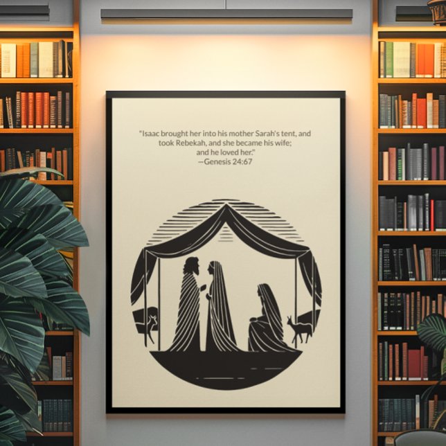 Minimalist Christian Wall Art – Bible Verse Print (Creator Uploaded)