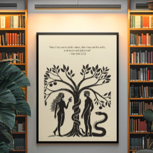 Minimalist Christian Wall Art – Bible Verse Print