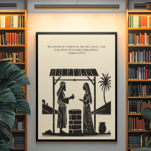 Minimalist Christian Wall Art – Bible Verse Print