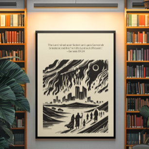 Minimalist Christian Wall Art – Bible Verse Print