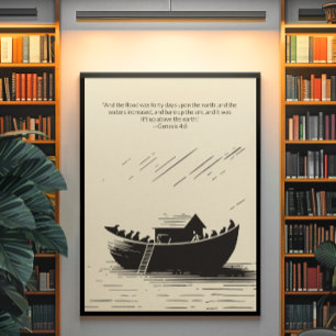 Minimalist Christian Wall Art – Bible Verse Print