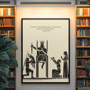 Minimalist Christian Wall Art – Bible Verse Print