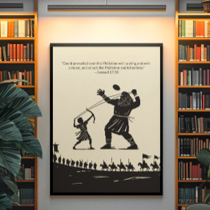 Minimalist Christian Wall Art – Bible Verse Print