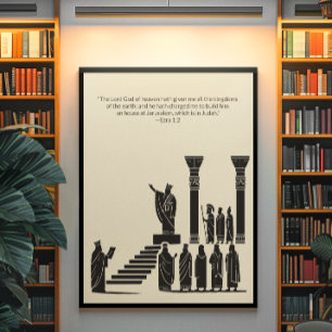 Minimalist Christian Wall Art – Bible Verse Print