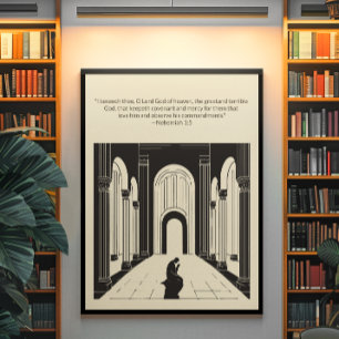 Minimalist Christian Wall Art – Bible Verse Print