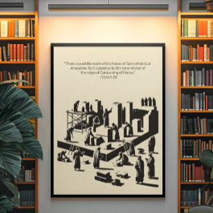 Minimalist Christian Wall Art – Bible Verse Print