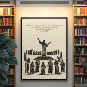 Minimalist Christian Wall Art – Bible Verse Print