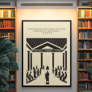 Minimalist Christian Wall Art – Bible Verse Print