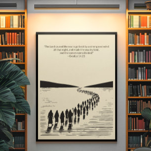 Minimalist Christian Wall Art – Bible Verse Print