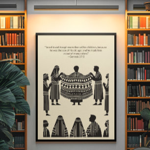 Minimalist Christian Wall Art – Bible Verse Print