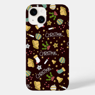 Minimalist Christmas Abstract Pattern Case-Mate iPhone 14 Case