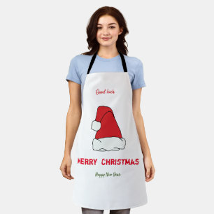 Minimalist Christmas and New Year Happy     Apron