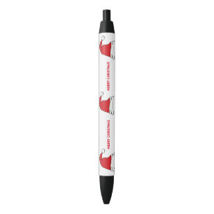 Minimalist Christmas and New Year Happy Black Ink Pen