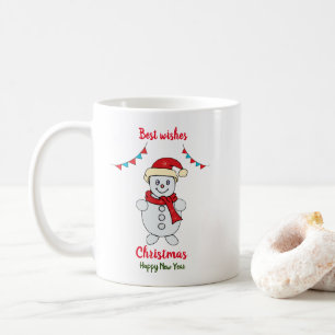 Minimalist  Christmas and New Year Happy Coffee Mu Mug