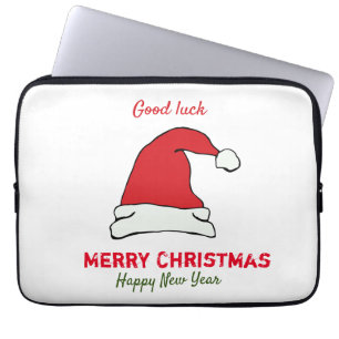 Minimalist Christmas and New Year Happy Laptop Sleeve