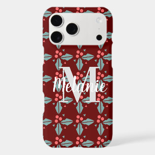 Minimalist Christmas Berry Branch Design
