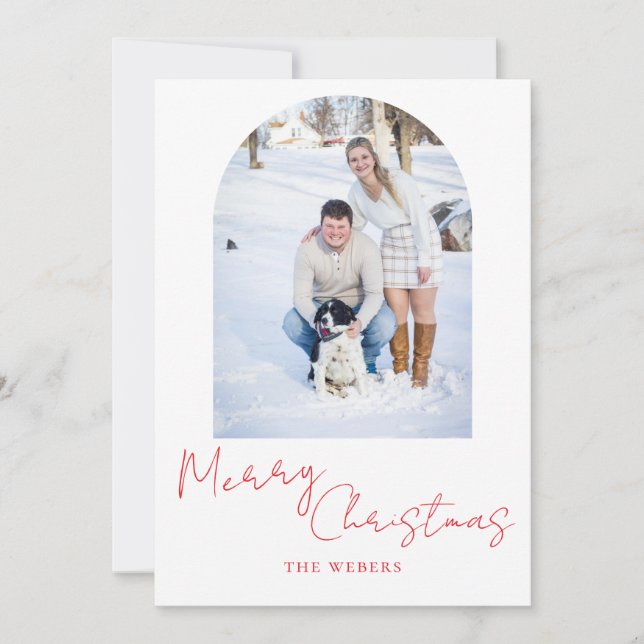 Minimalist Christmas Card  (Front)