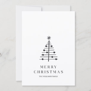 Minimalist Christmas Holiday Card