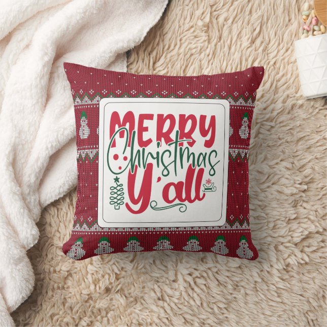 Minimalist Christmas holiday Cushion (Blanket)