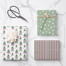 Minimalist Christmas in Pink & Green