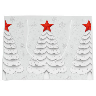 Minimalist Christmas Large Gift Bag