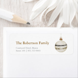 Minimalist Christmas Ornament Ball Ornament