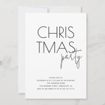 Minimalist Christmas Party | Modern Gathering