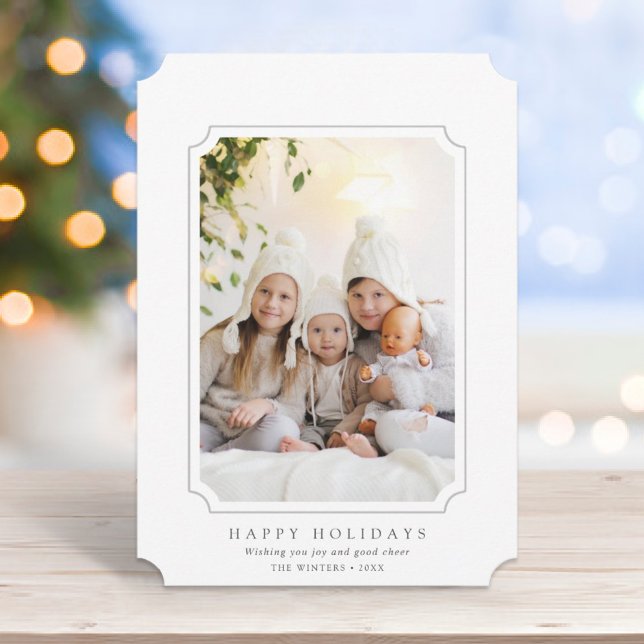 Minimalist Christmas Photo Holiday Card (Creator Uploaded)