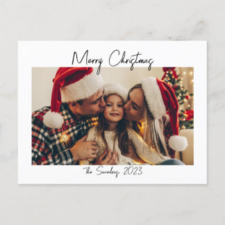 Minimalist Christmas Postcard