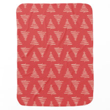 Minimalist Christmas Tree Baby Blanket