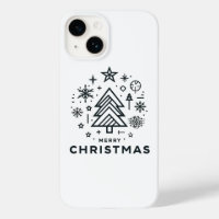 Minimalist Christmas Tree Merry Christmas Design