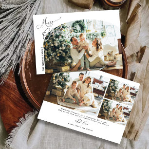 Minimalist Christmas with Photo Card