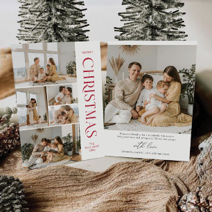 Minimalist Christmas with Photo Card
