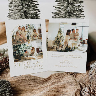 Minimalist Christmas with Photo Card