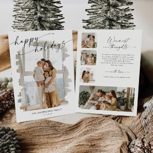 Minimalist Christmas with Photo Card